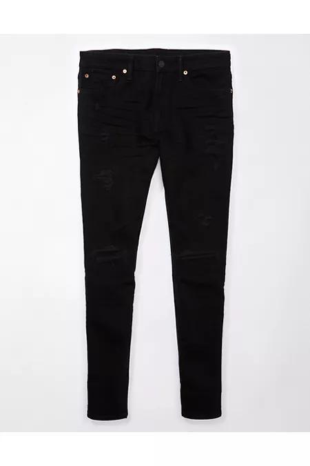 AE AirFlex Ultrasoft Patched Athletic Skinny Jean Men's Product Image