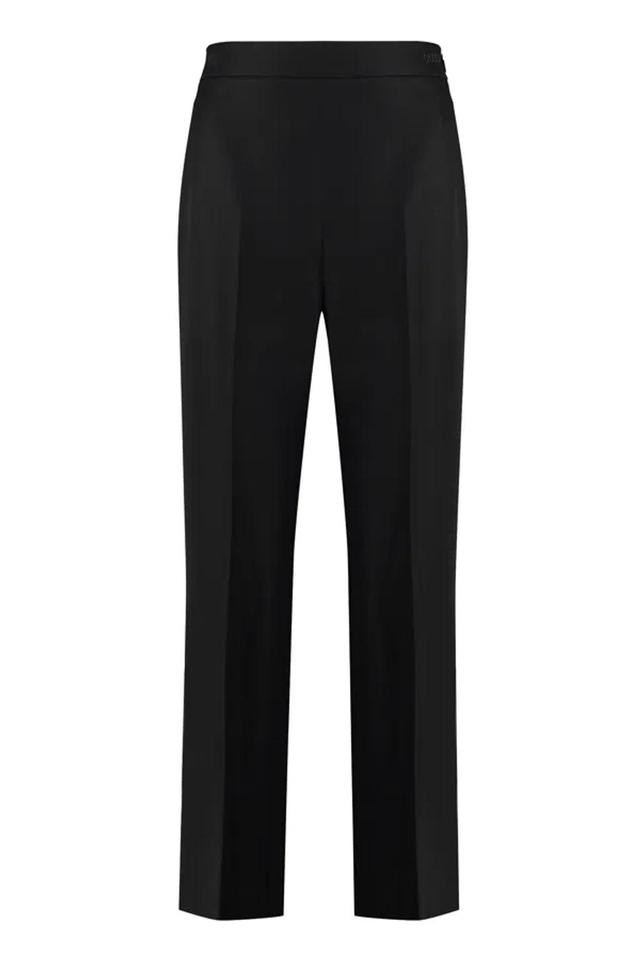 Slim Horsebit Detail Tailored Pants In Black Product Image