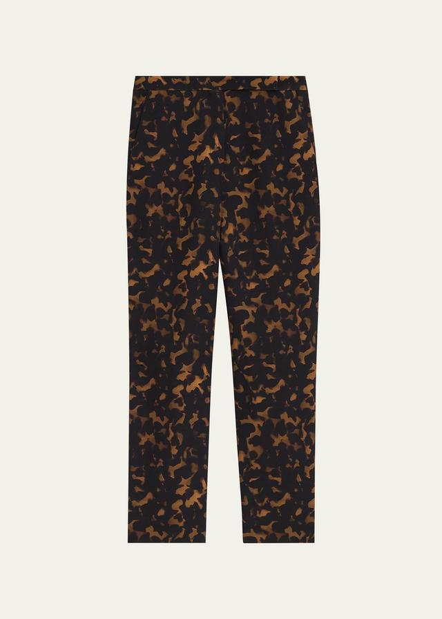 Theory Tortoiseshell Cropped Slim Pants Product Image