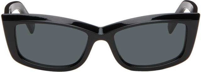 SAINT LAURENT Black Sl 658 New Wave Sunglasses In 001 Black Product Image