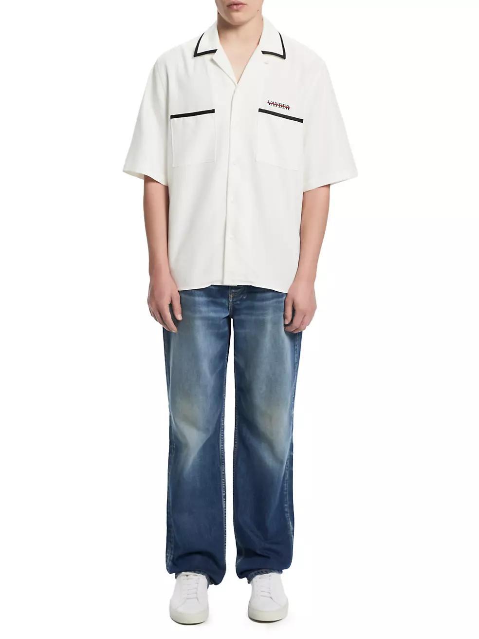 Luca Silk & Cotton-Blend Camp Shirt Product Image