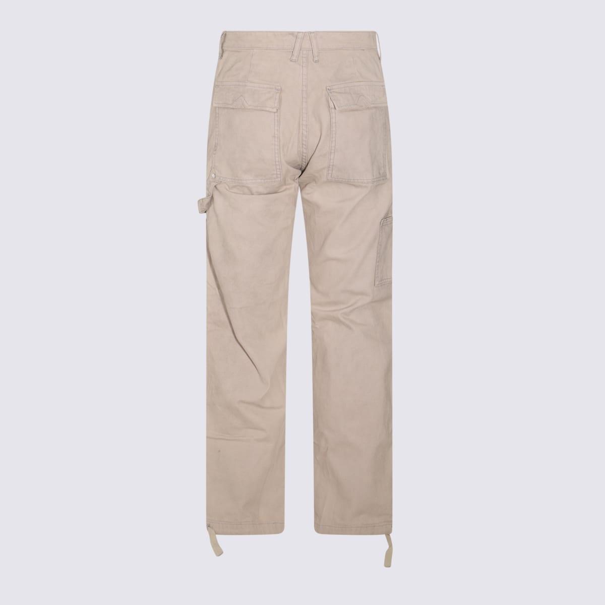 RHUDE Cream Denim Jeans In White Product Image