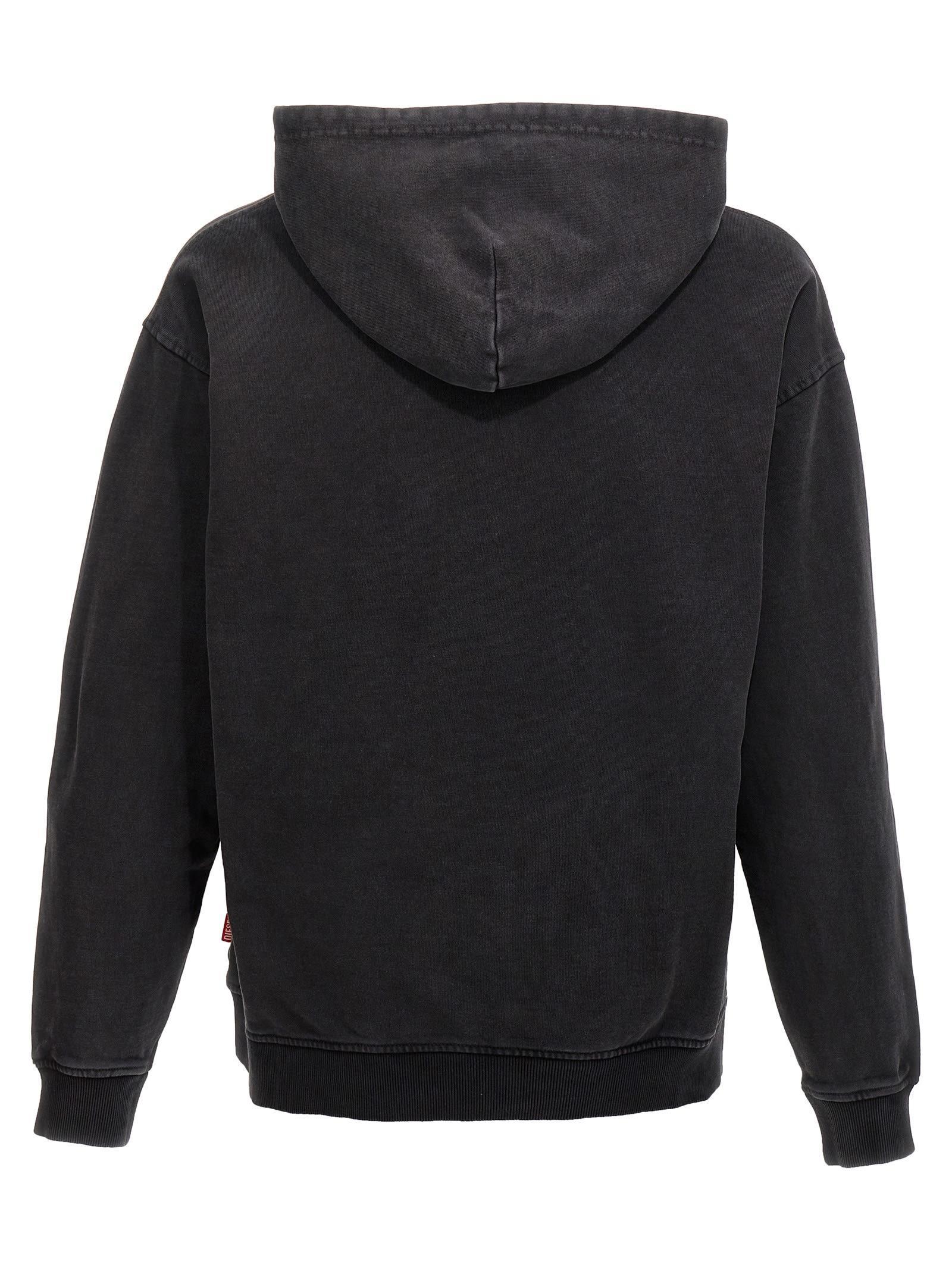 S-boxt Logo-print Cotton Hoodie In Black Product Image