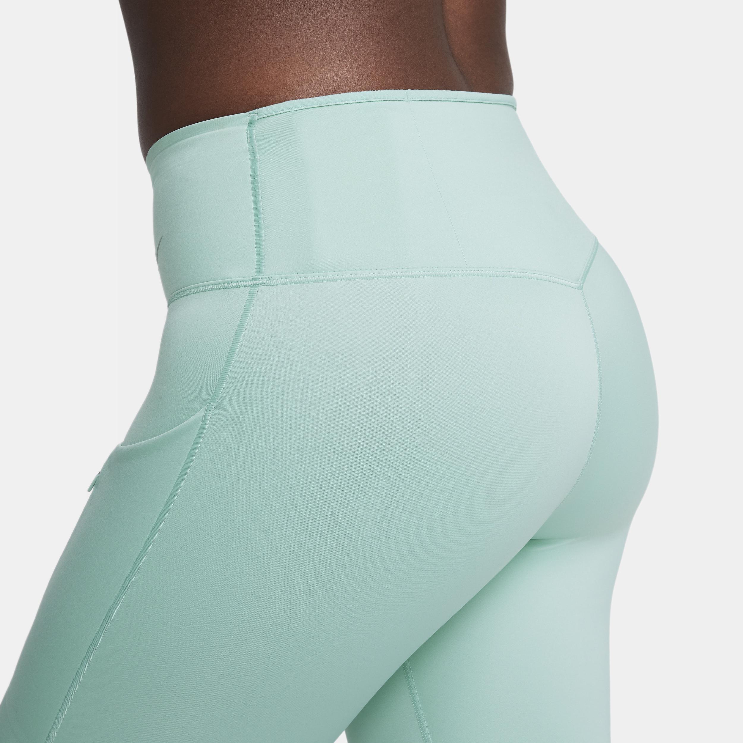 Nike Womens Go Firm-Support Mid-Rise Full-Length Leggings with Pockets Product Image