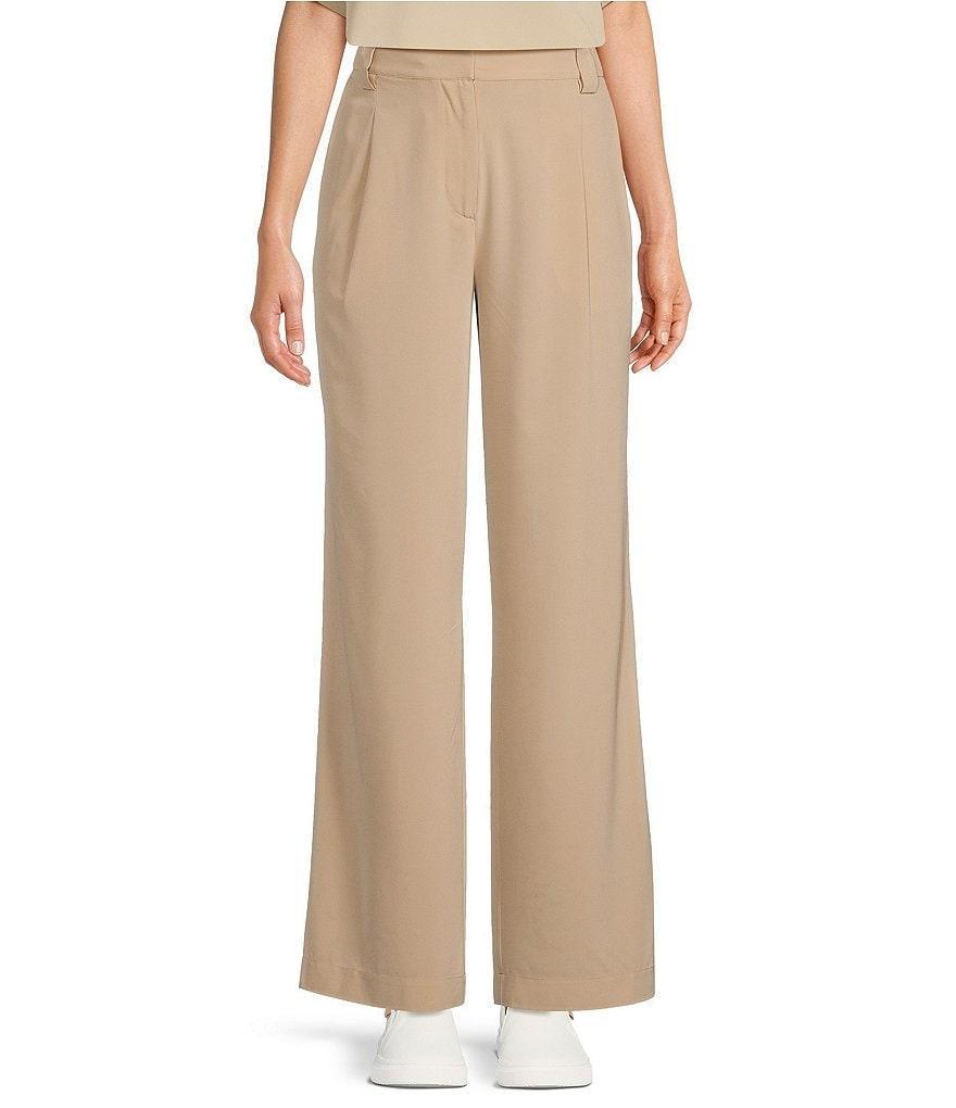 TILLEY Woven Pocketed Wide-Leg Trouser Pants Product Image