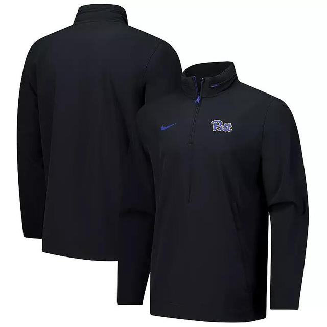 Mens Nike Pitt Panthers 2024 Sideline Coach Quarter-Zip Hoodie Jacket Product Image