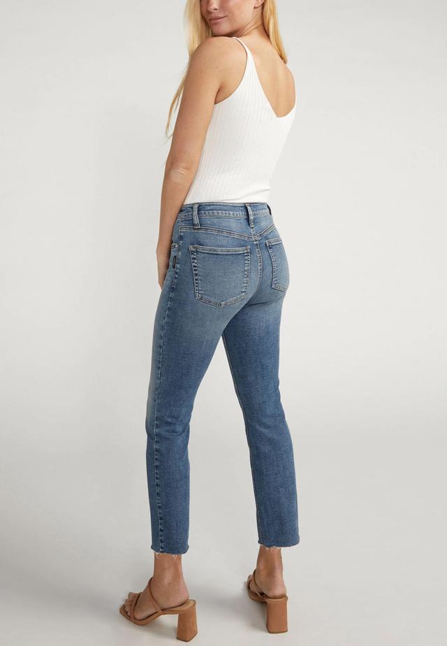 Silver Jeans Co.® Most Wanted Mid Rise Ankle Straight Jean Product Image