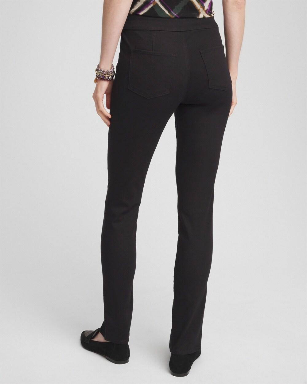 Front Slit Pull-On Ankle Jeggings Product Image