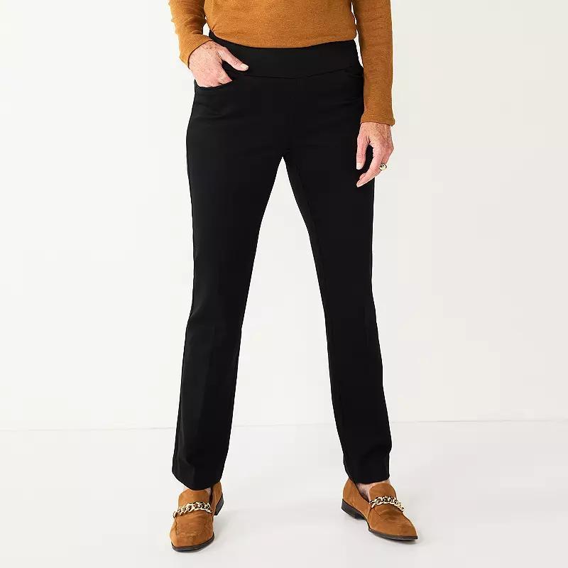 Womens Croft & Barrow Effortless Stretch Pull-On Bootcut Pants Product Image