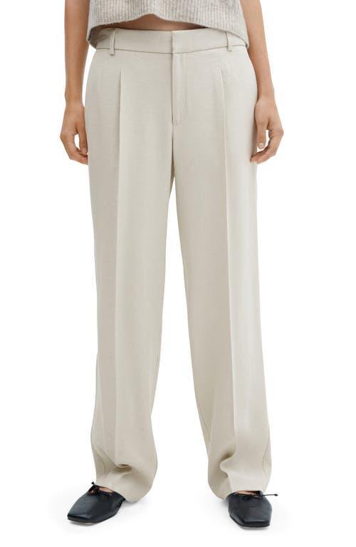 MANGO Cesar Straight Leg Trousers Product Image