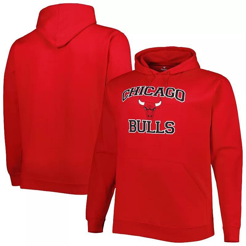 Mens Chicago Bulls Big & Tall Heart & Soul Pullover Hoodie Product Image