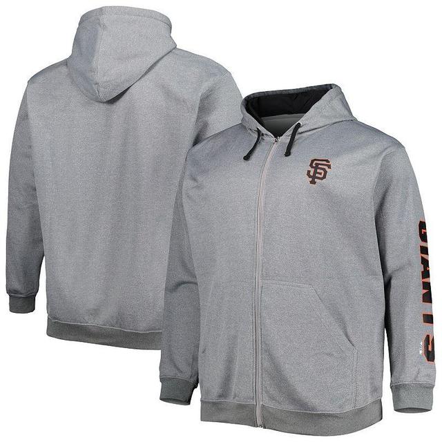 Mens Profile Ash San Francisco Giants Big & Tall Pullover Hoodie Product Image