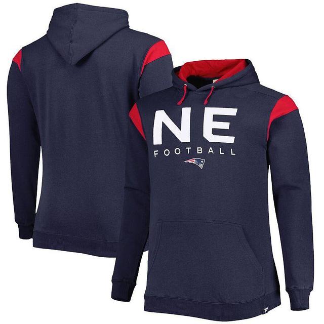 Mens Fanatics Branded New England Patriots Big & Tall Call the Shots Pullover Hoodie Blue Product Image