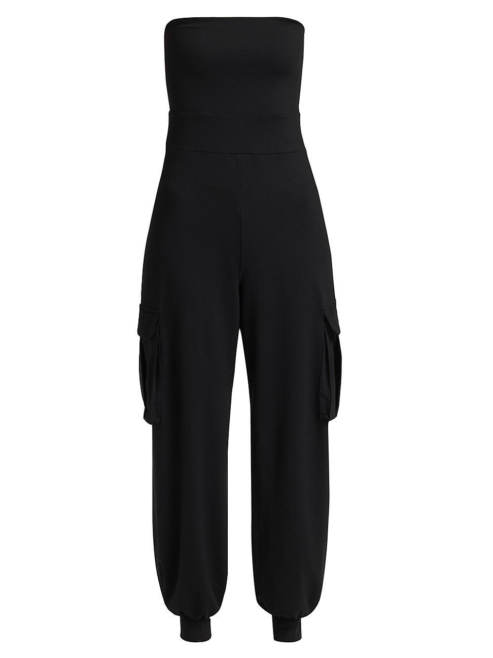 Susana Monaco Strapless Tube Cargo Jumpsuit Product Image