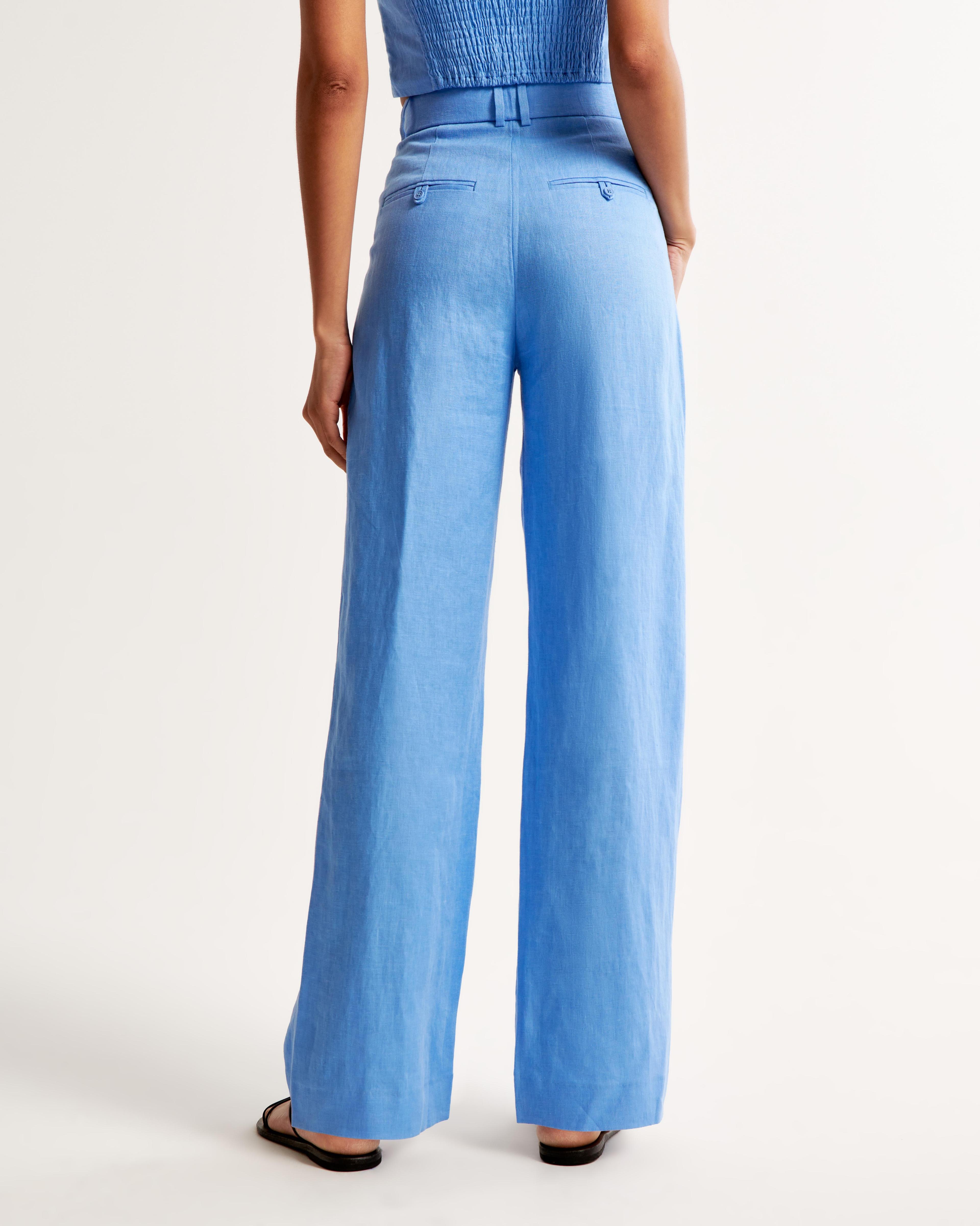 A&F Sloane Tailored Premium Linen Pant Product Image