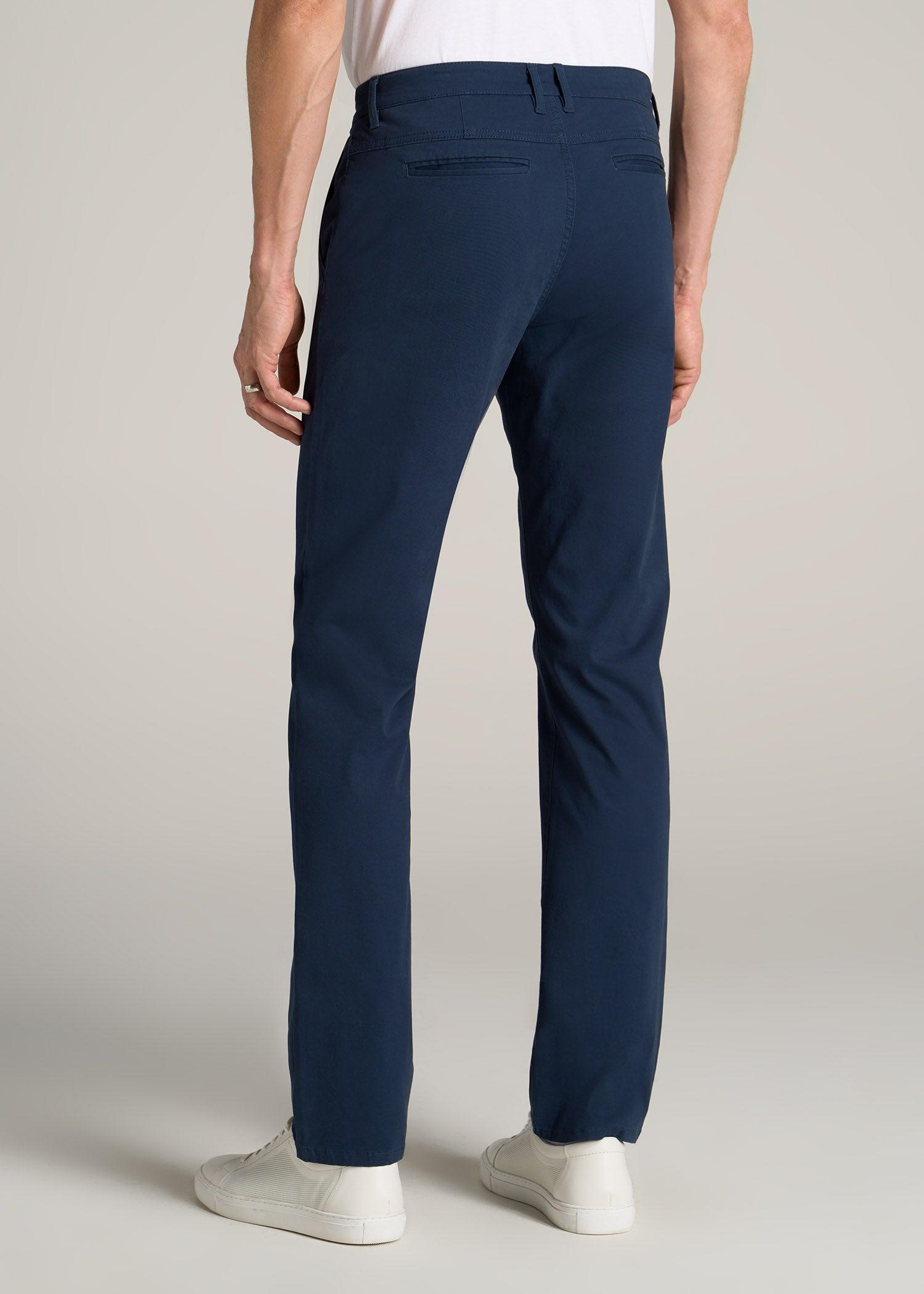 Carman TAPERED Chinos in Marine Navy - Pants for Tall Men Male Product Image