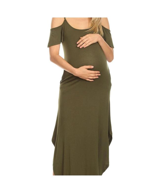 White Mark Maternity Lexi Maxi Dress Product Image