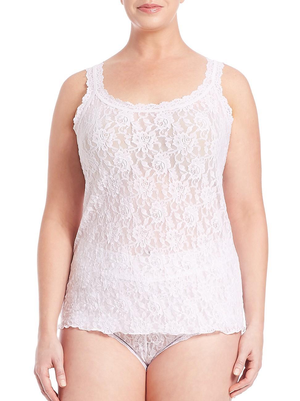 Womens Plus Signature Lace Camisole Product Image