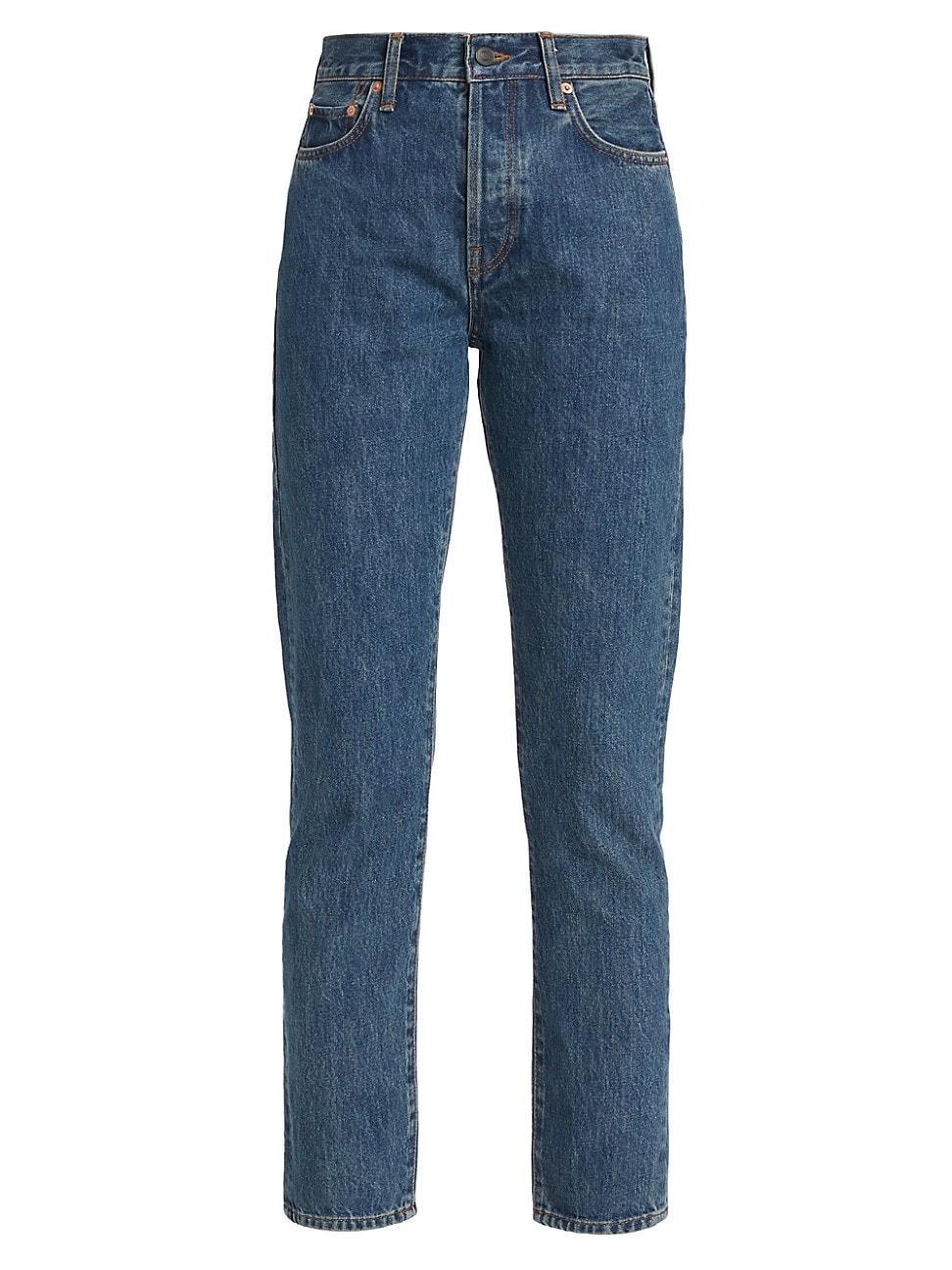 Womens Mid-Rise Slim Jeans Product Image