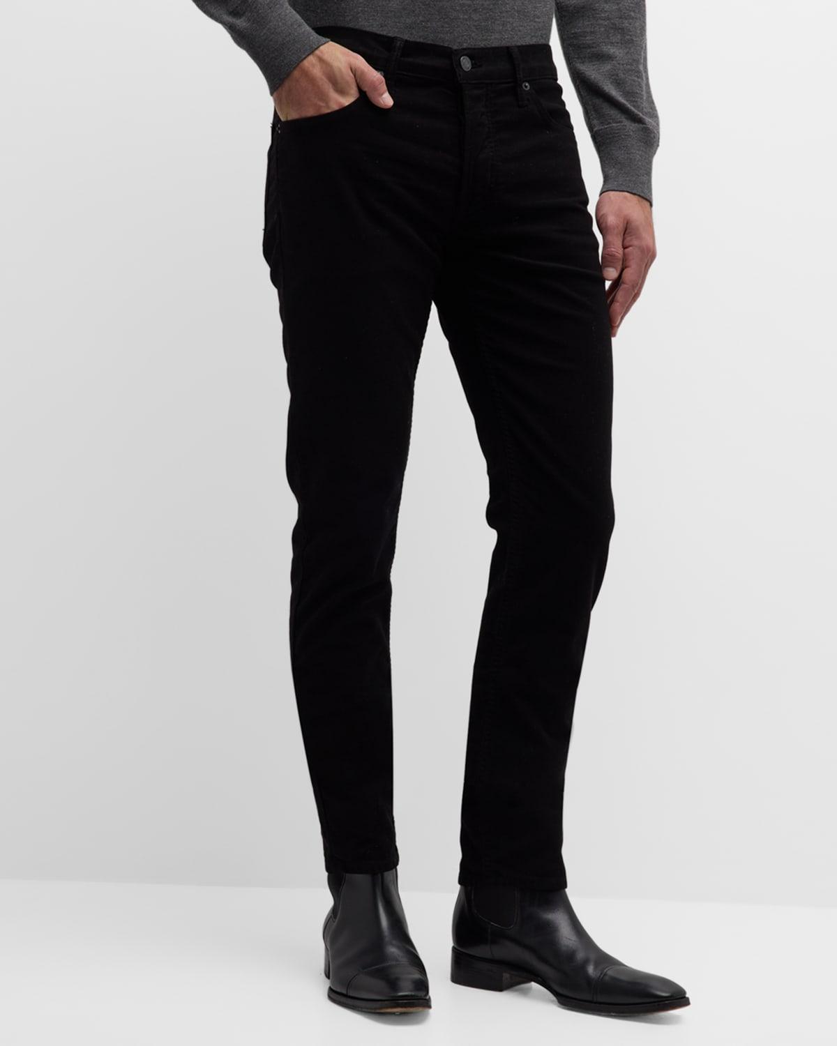 TOM FORD Slim Fit Moleskin Five-Pocket Pants Product Image