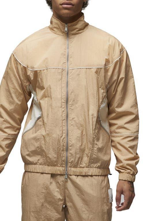 Jordan Mens Jordan Statement Warm-Up Jacket - Mens Beige/Beige Product Image