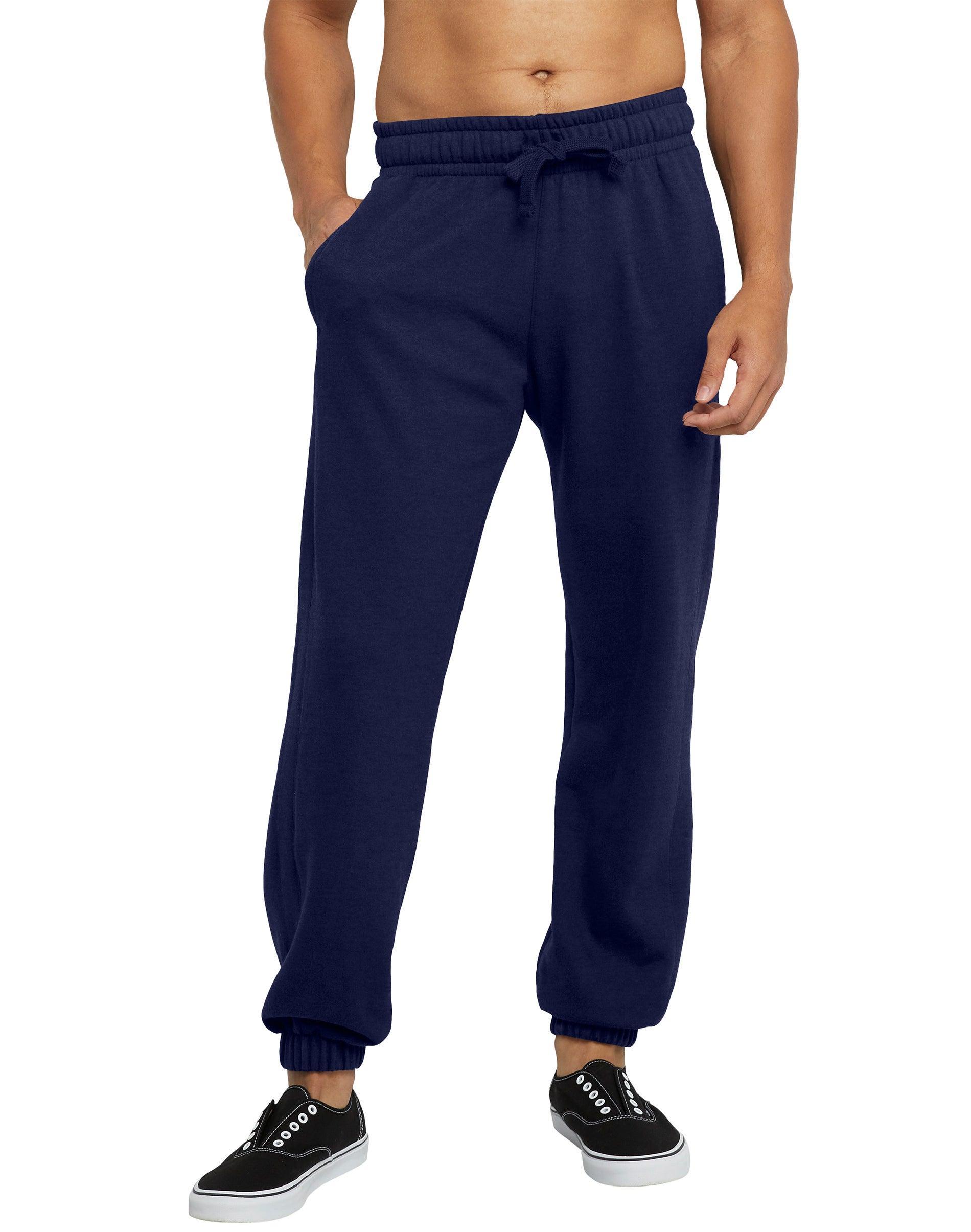 Mens Hanes Originals Fleece Jogger Pants Natural Product Image