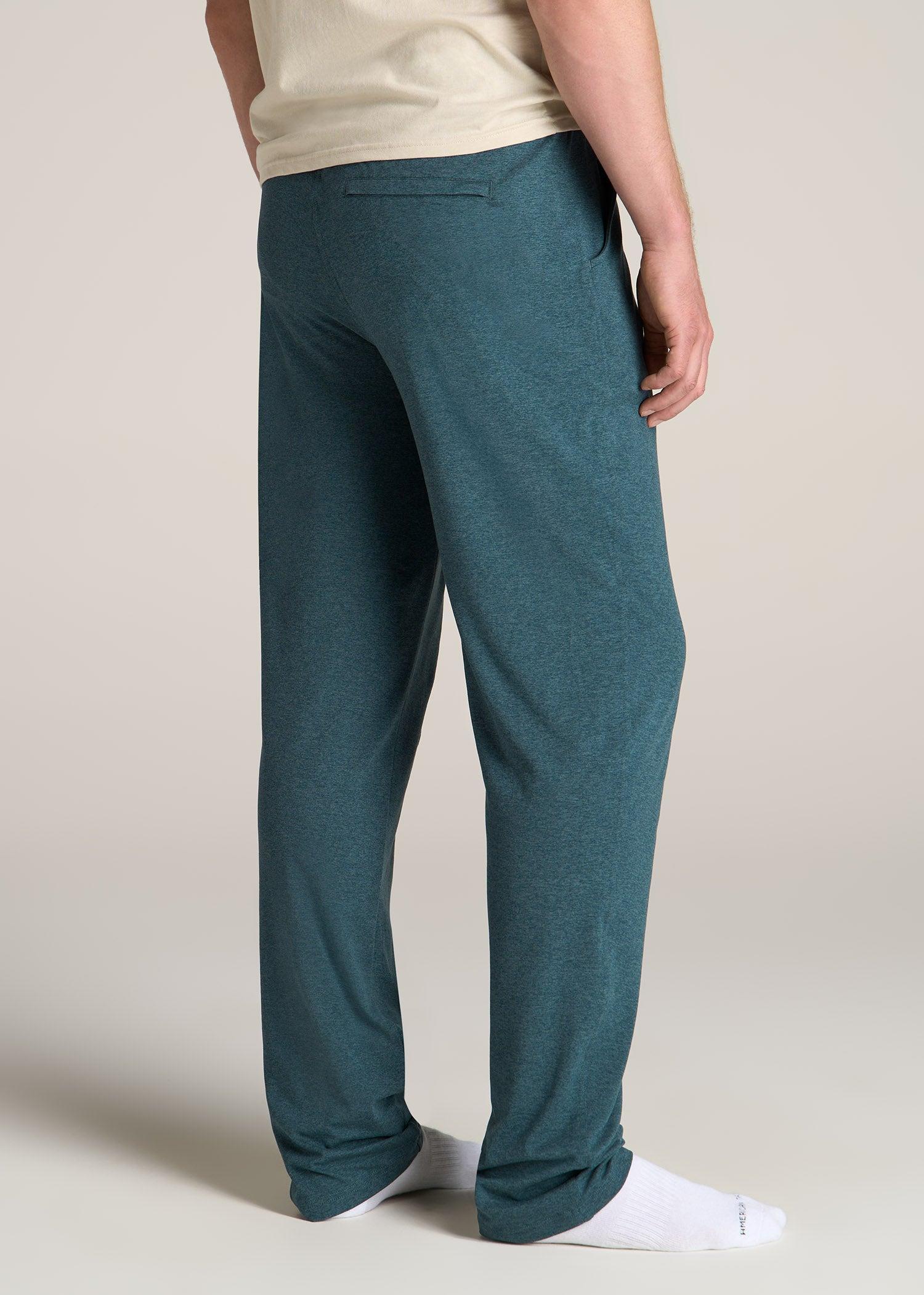 Weekender Stretch Men's Tall Lounge Pant in Dark Teal Mix Male Product Image