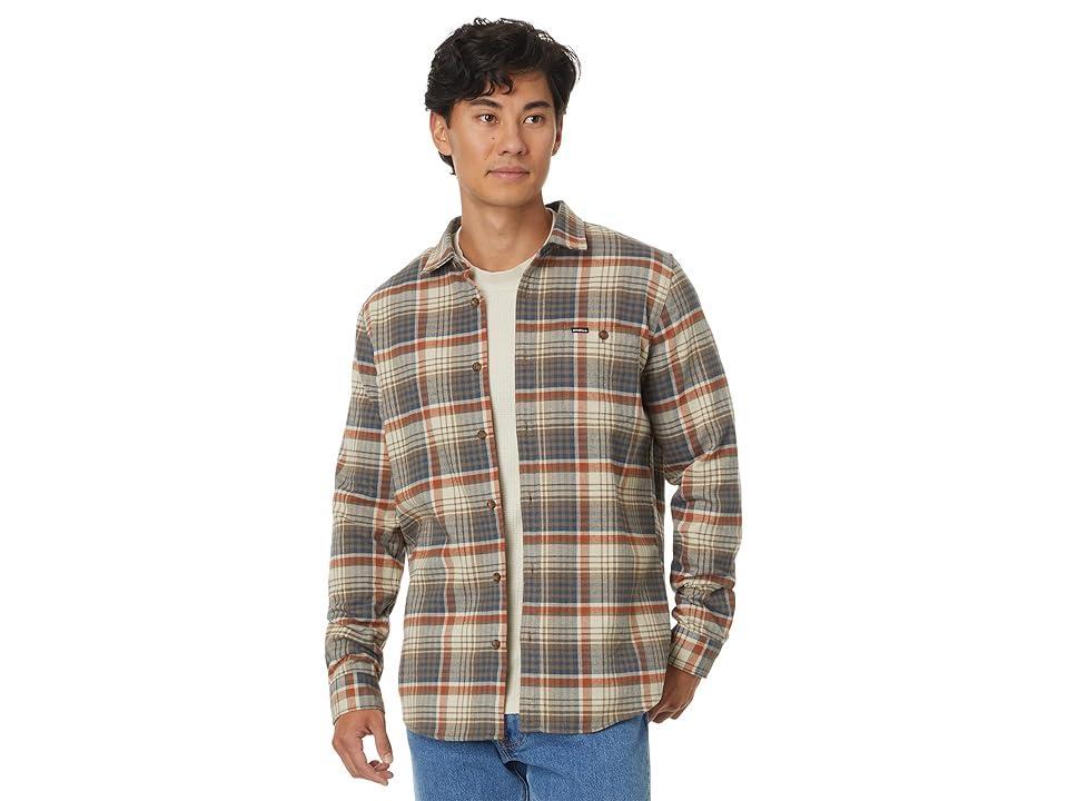 O'Neill Winslow Plaid Flannel (Chocolate Chip) Men's Clothing Product Image