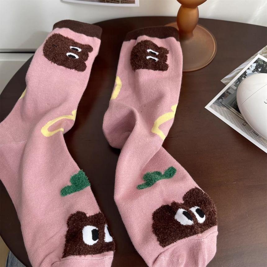 Cartoon Animal Crew Socks Product Image