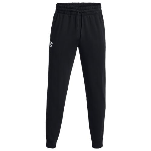 Under Armour Mens Curry Splash Joggers - Black/Black Product Image