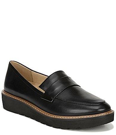 Naturalizer Adiline Leather Slip-On Lightweight Wedge Loafers Product Image