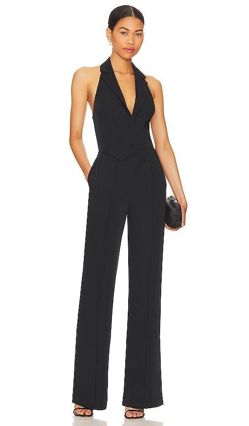 Lovers and Friends Elena Jumpsuit in Black. - size S (also in L, M, XS, XXS) Product Image