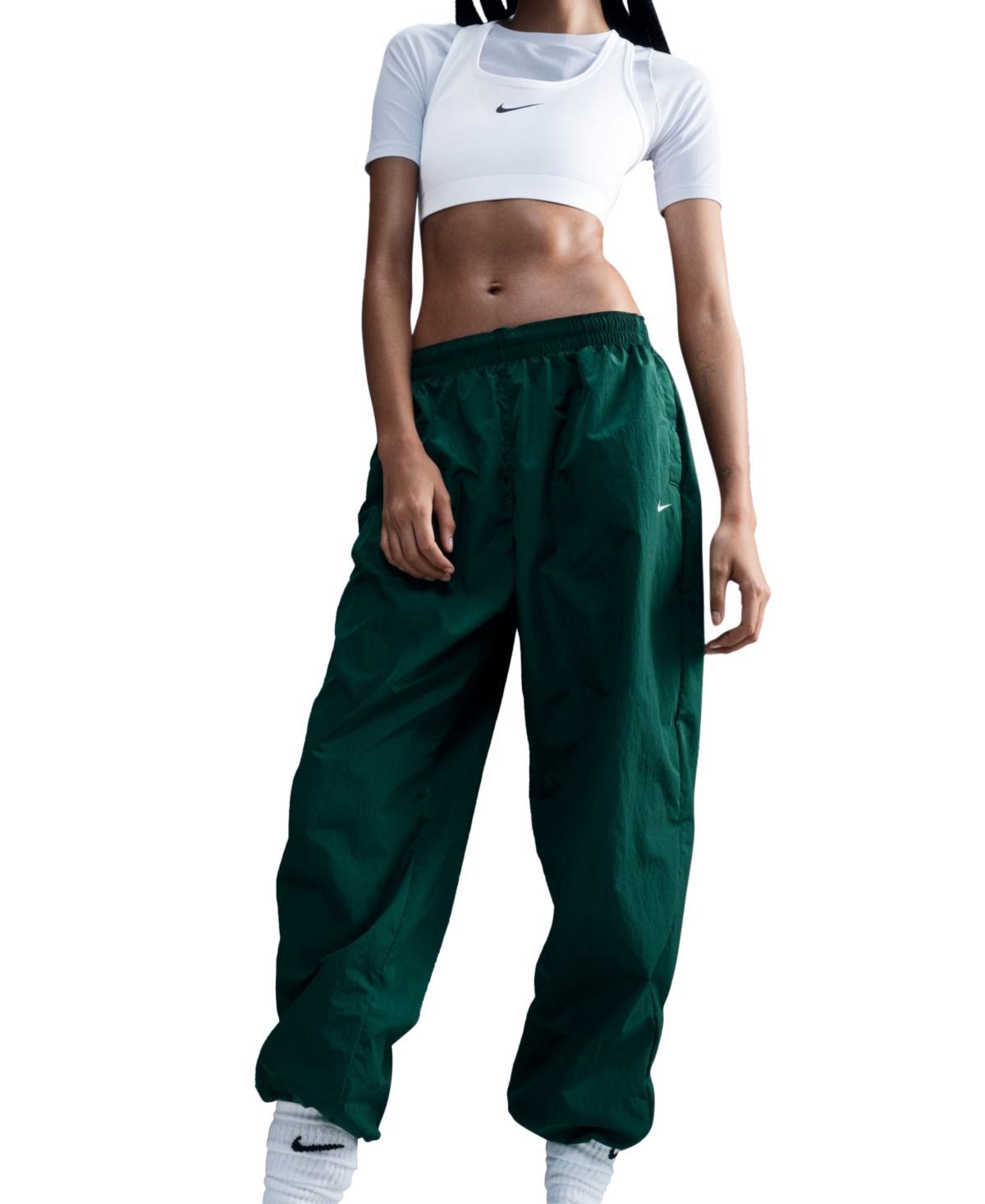 Women's Nike Sportswear Essential Mid-Rise Oversized Woven Jogger Pants Product Image