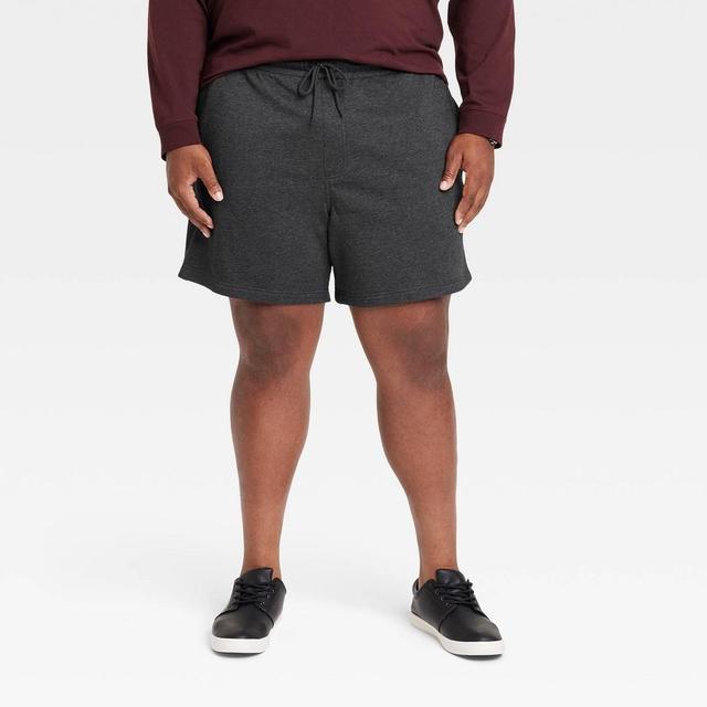 Mens Big & Tall 7 Ultra Soft Fleece Pull-On Shorts - Goodfellow & Co Product Image