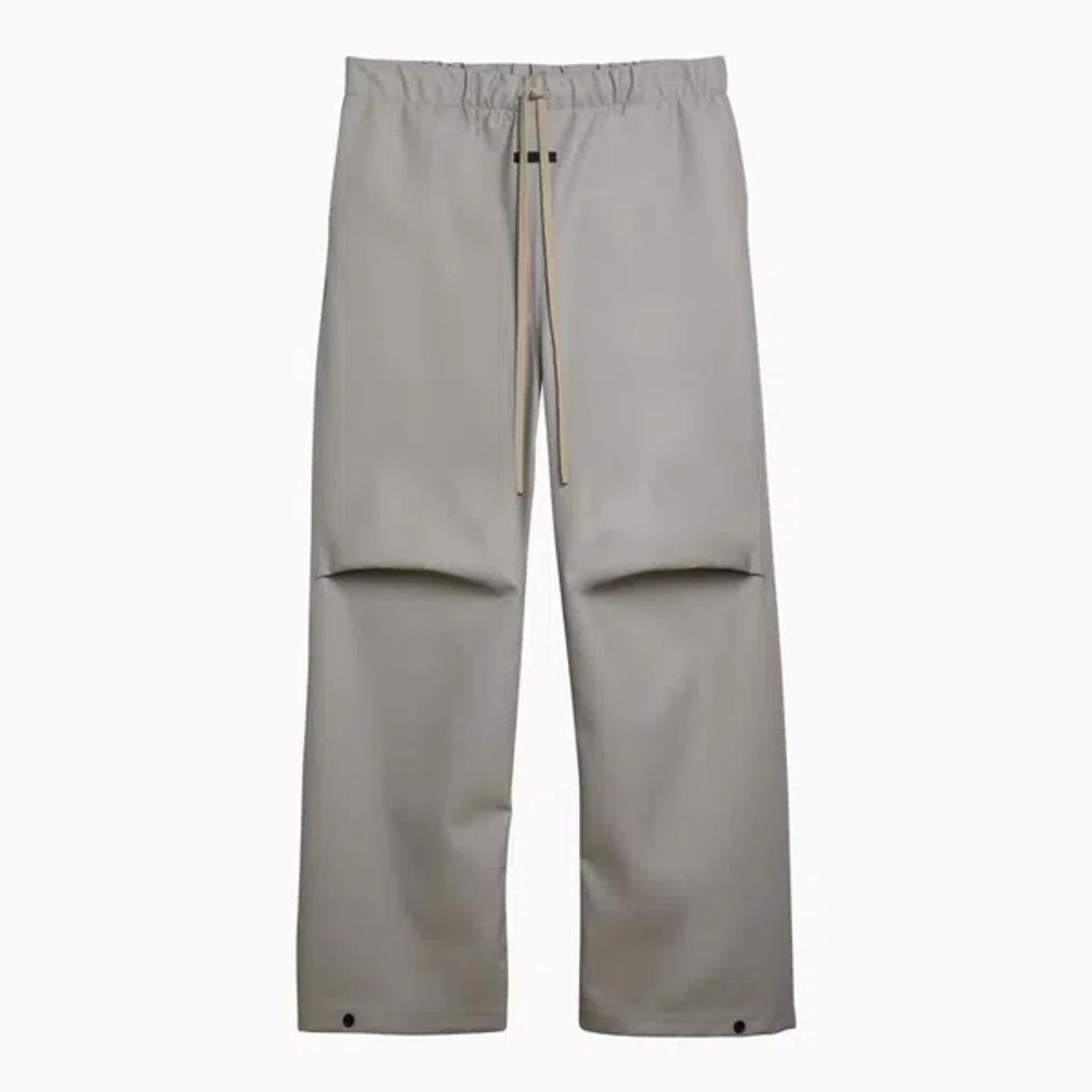 FEAR OF GOD Paris Sky Rubberized Wide-leg Trousers Men In Gray product image