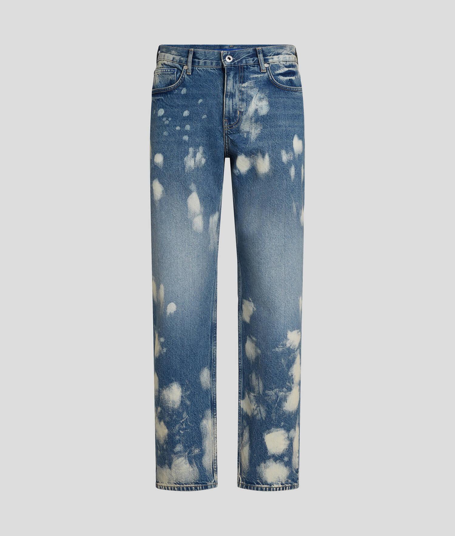 BLEACHED STRAIGHT JEANS Product Image