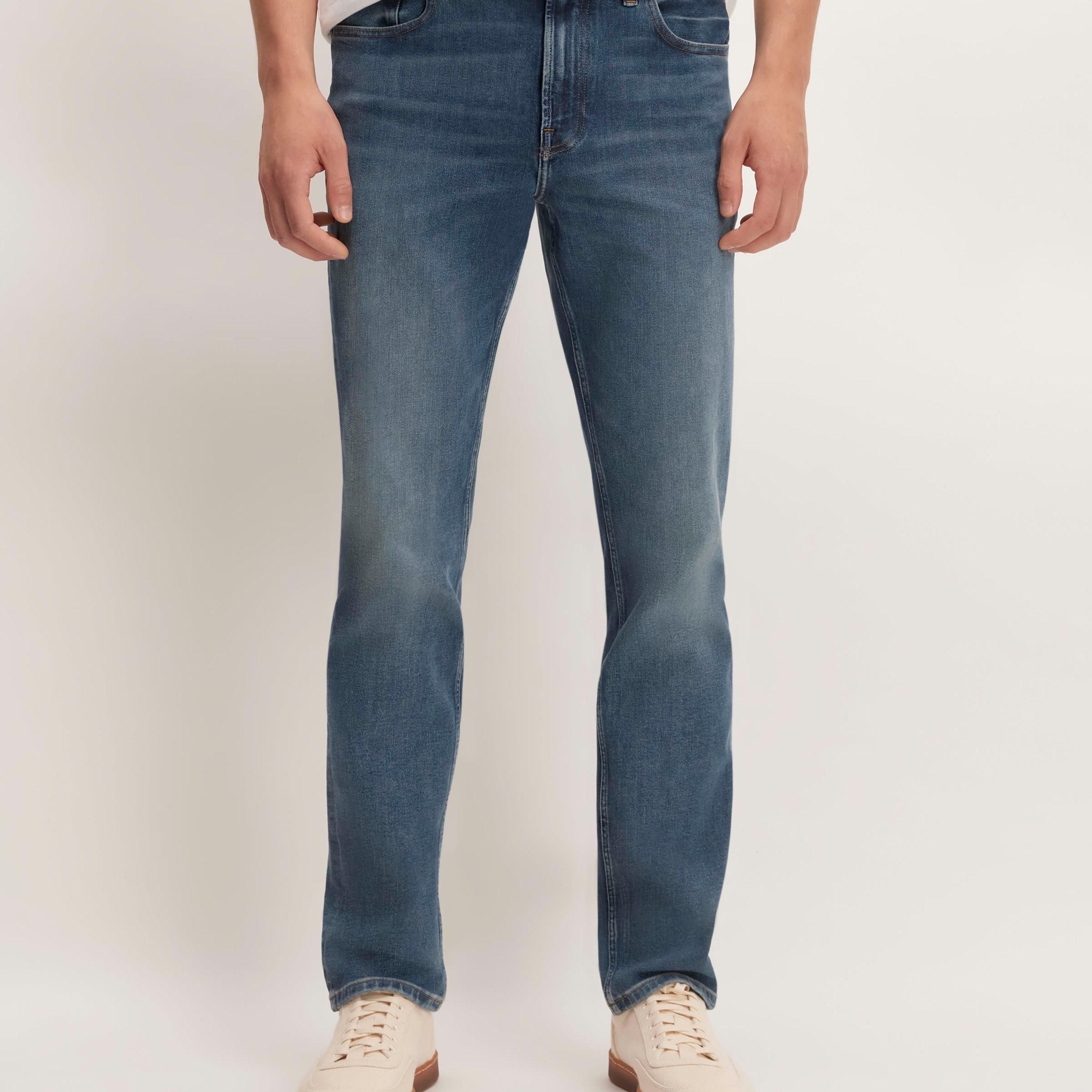 Mens Slim 4-Way Stretch Organic Jean | Uniform by Everlane Product Image