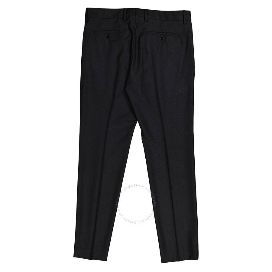 Ami Paris Men's Gris Chine Cigarette Pants In Black Product Image