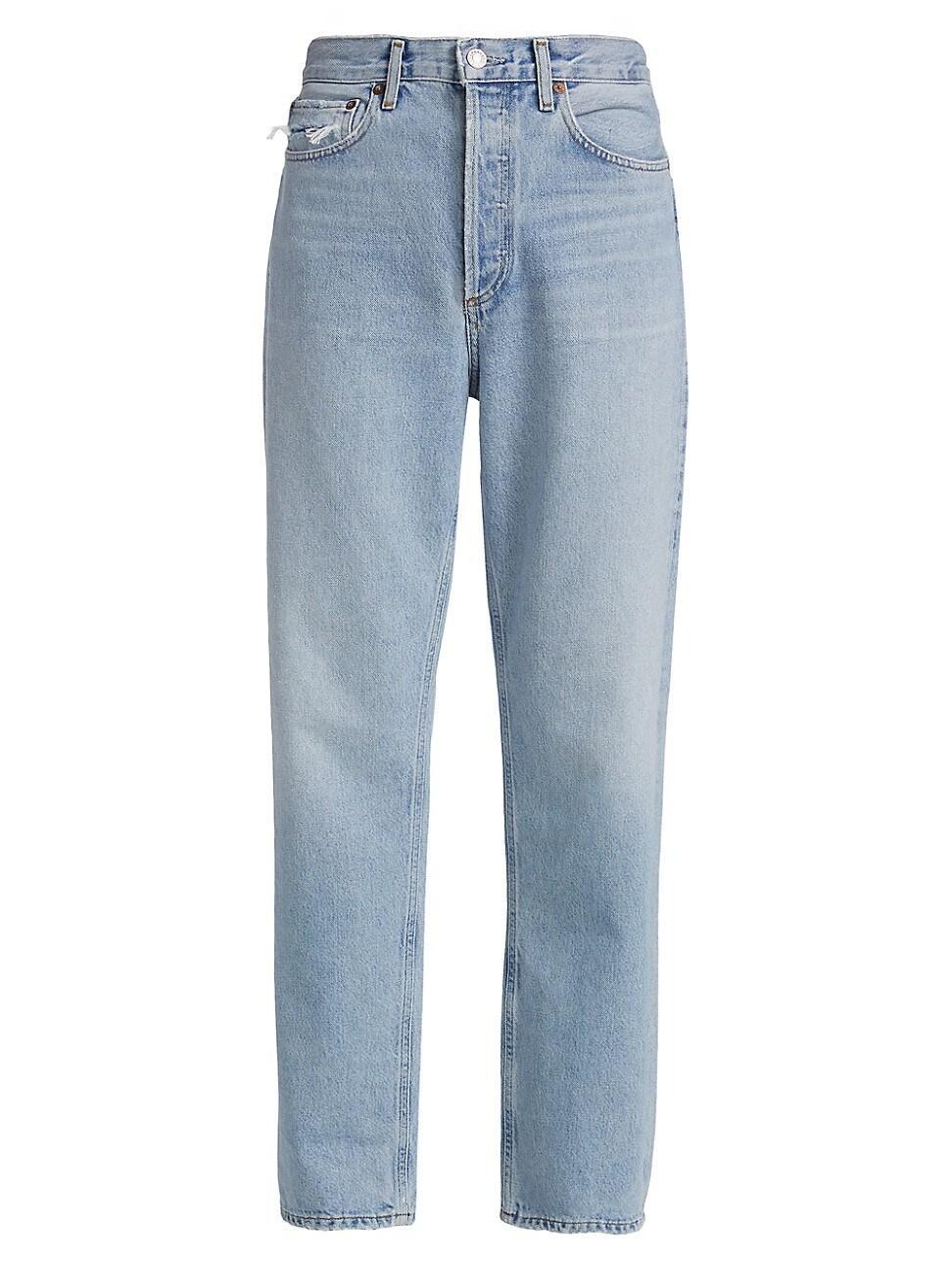 AGOLDE 90's Mid Rise Loose Fit in Denim-Light Product Image