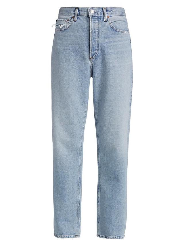 AGOLDE 90's Mid Rise Loose Fit in Snapshot - Denim-Light. Size 27 (also in 23, 24, 25, 26, 28, 29, 30, 31, 32, 33, 34). Product Image