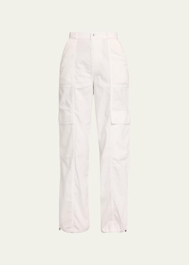 JONATHAN SIMKHAI STANDARD Calista Utility Pant in White - White. Size XS (also in S, XL). Product Image