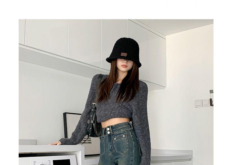 High Waist Fleece-Lined Skinny Jeans Product Image