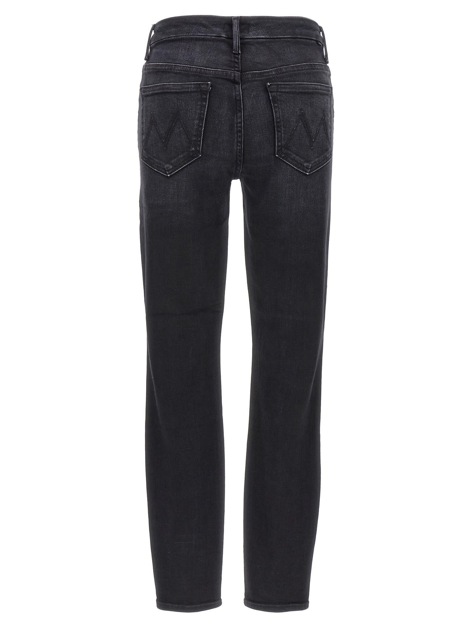 MOTHER The High Waisted Looker Jeans In Black Product Image