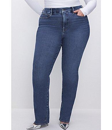 Good American Good Classic Slim Straight Jean Product Image