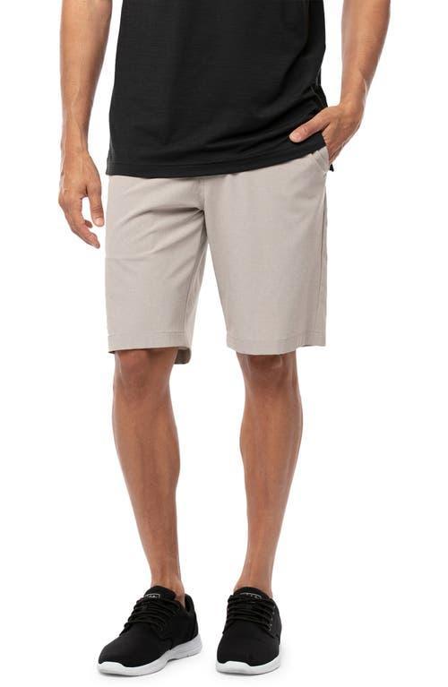 TravisMathew Beck Tic Weave Performance Stretch 9.5 Inseam Shorts Product Image