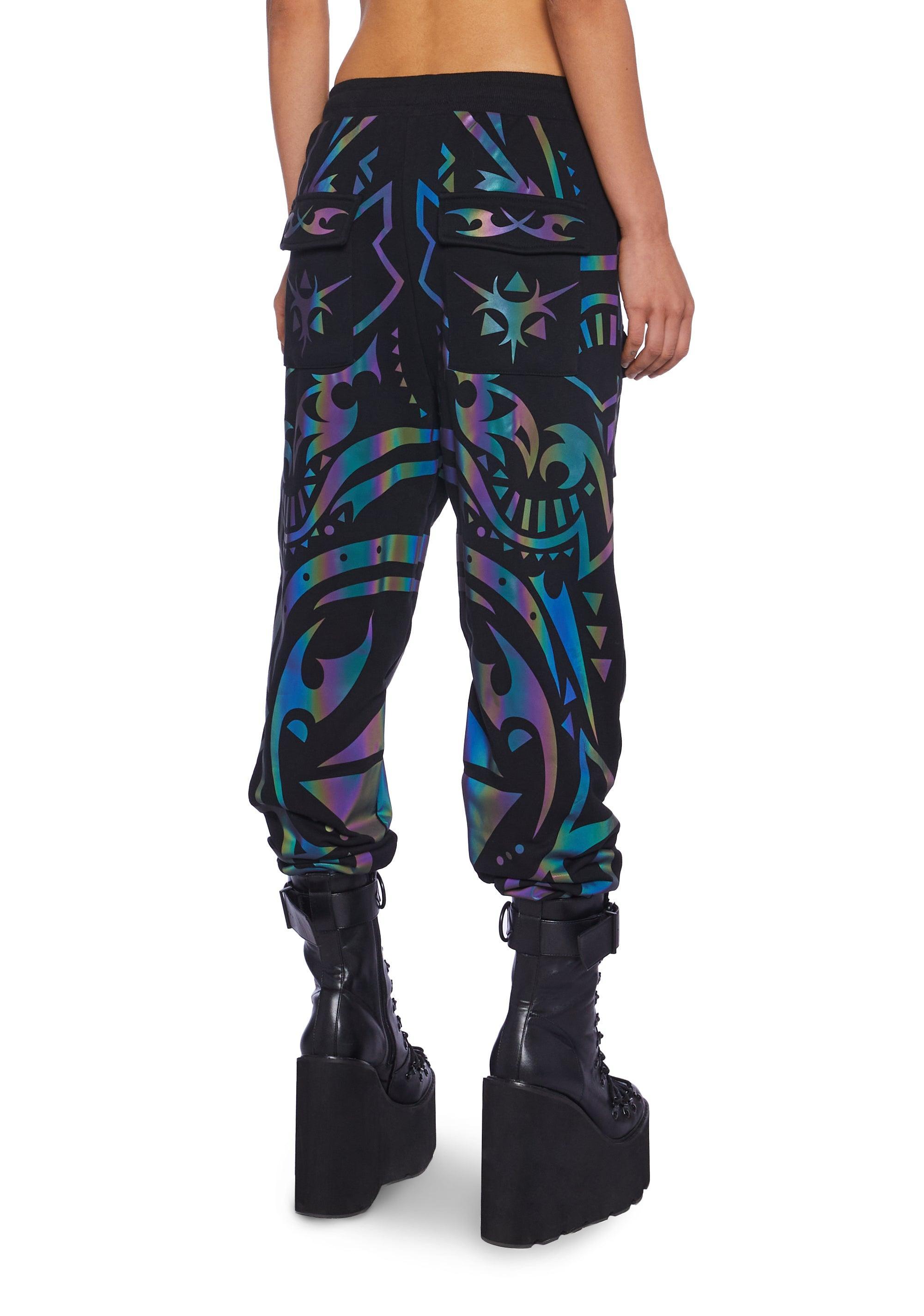 Moon Labyrinth Reflective Joggers Male Product Image