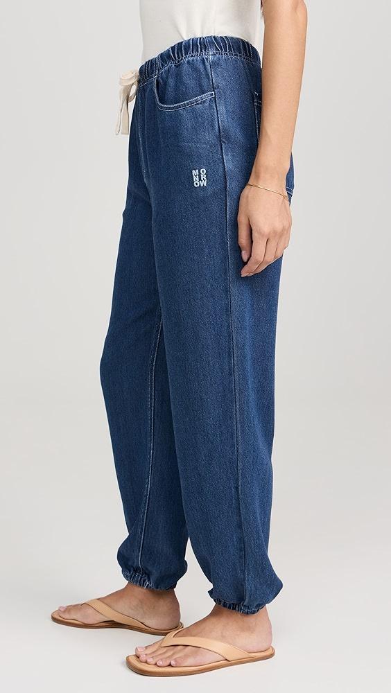 MONROW Soft Denim Sweatpants | Shopbop Product Image