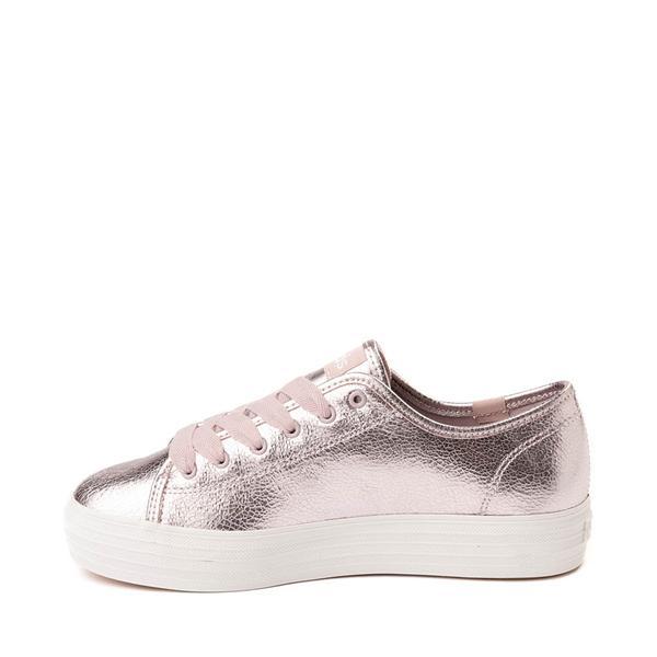 Womens Keds Triple Kick Platform Sneaker - Pink Metallic Product Image