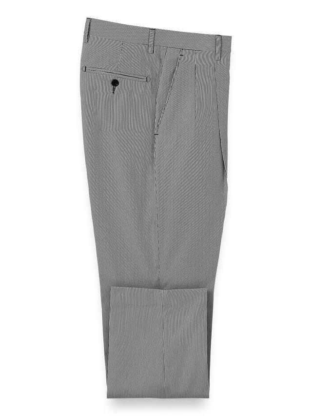 Pinstripe Pleated Pants Product Image