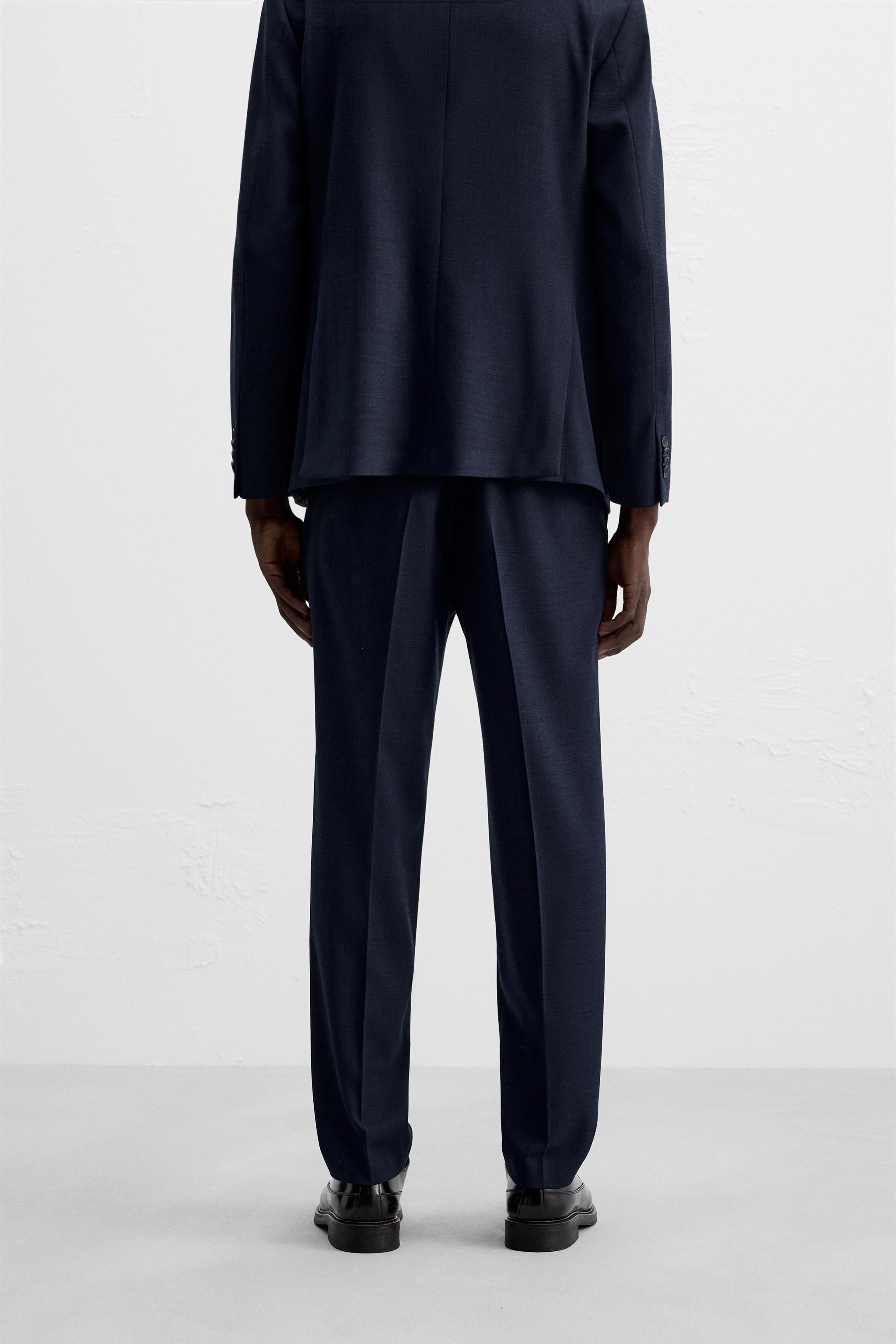 TEXTURED SUIT PANTS Product Image